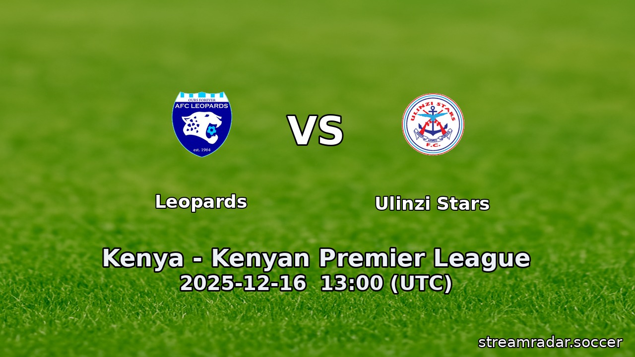 Leopards vs Ulinzi Stars