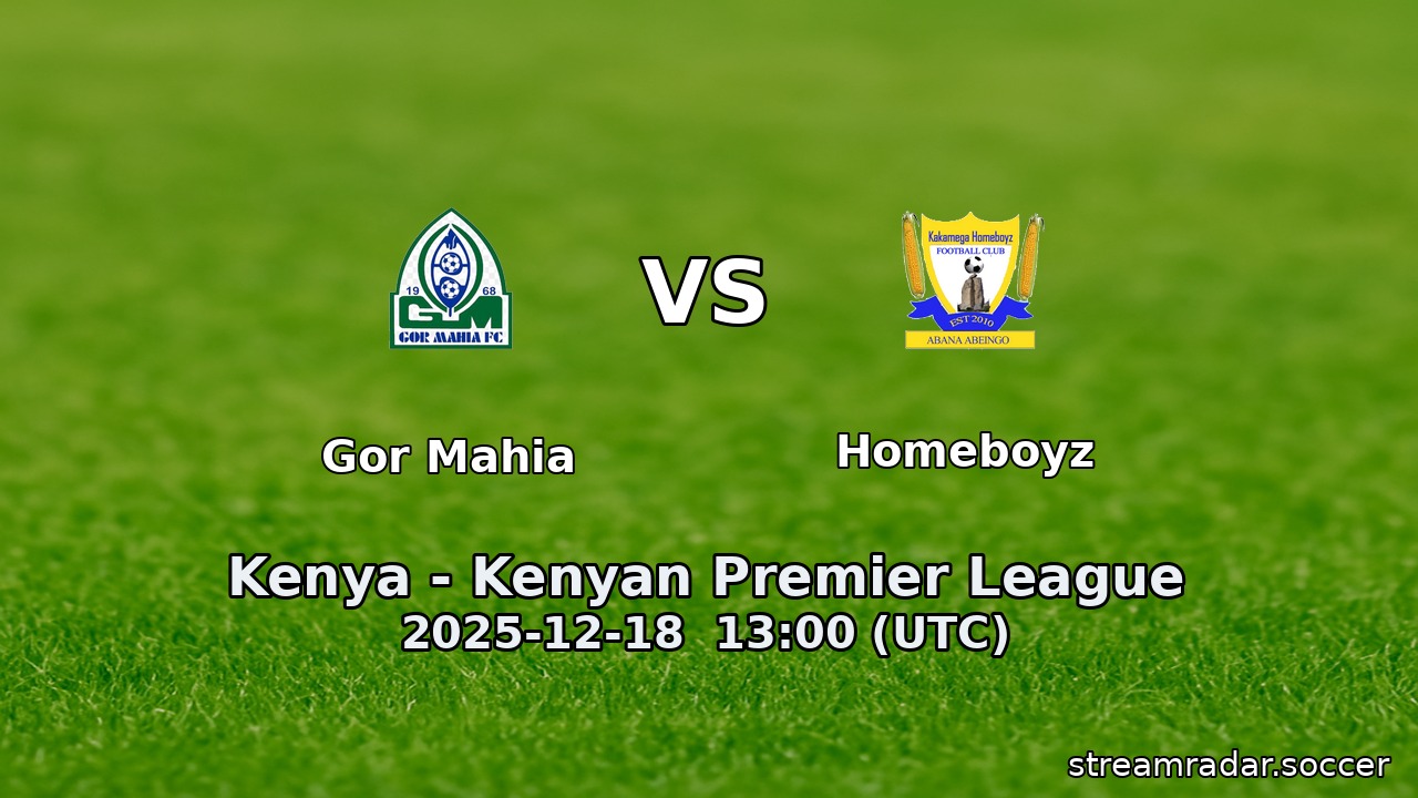 Gor Mahia vs Homeboyz