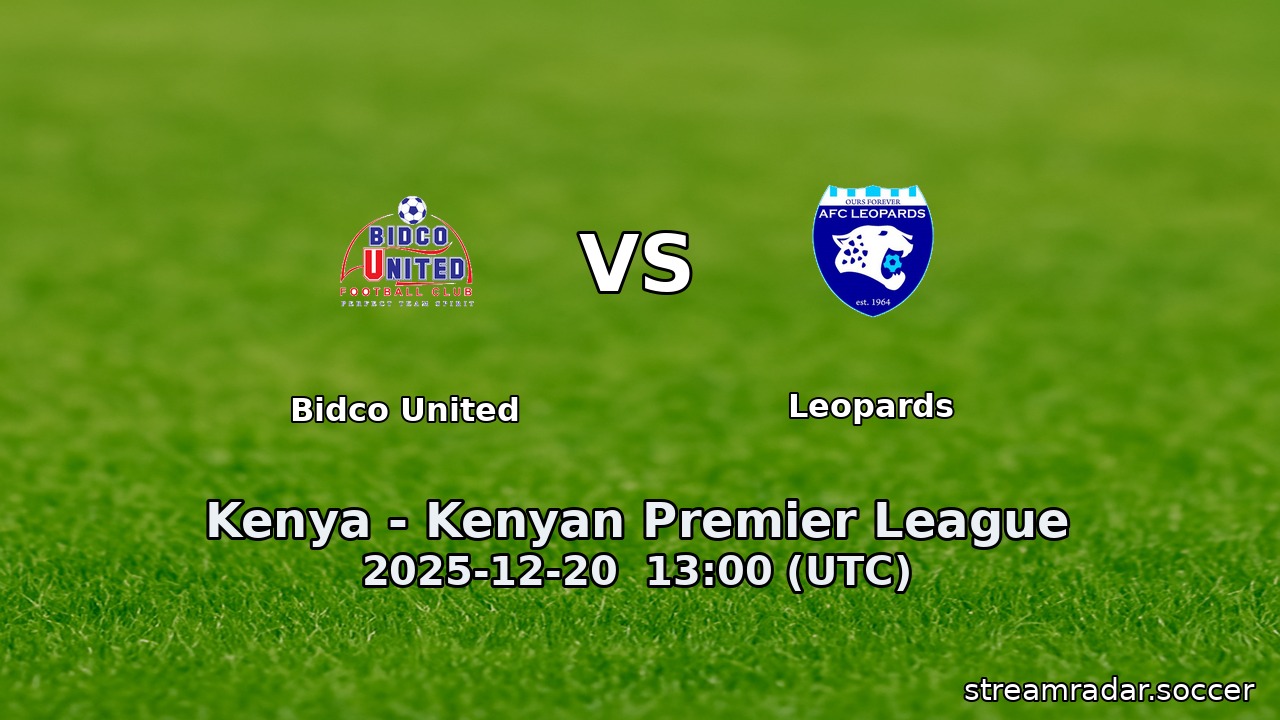 Bidco United vs Leopards