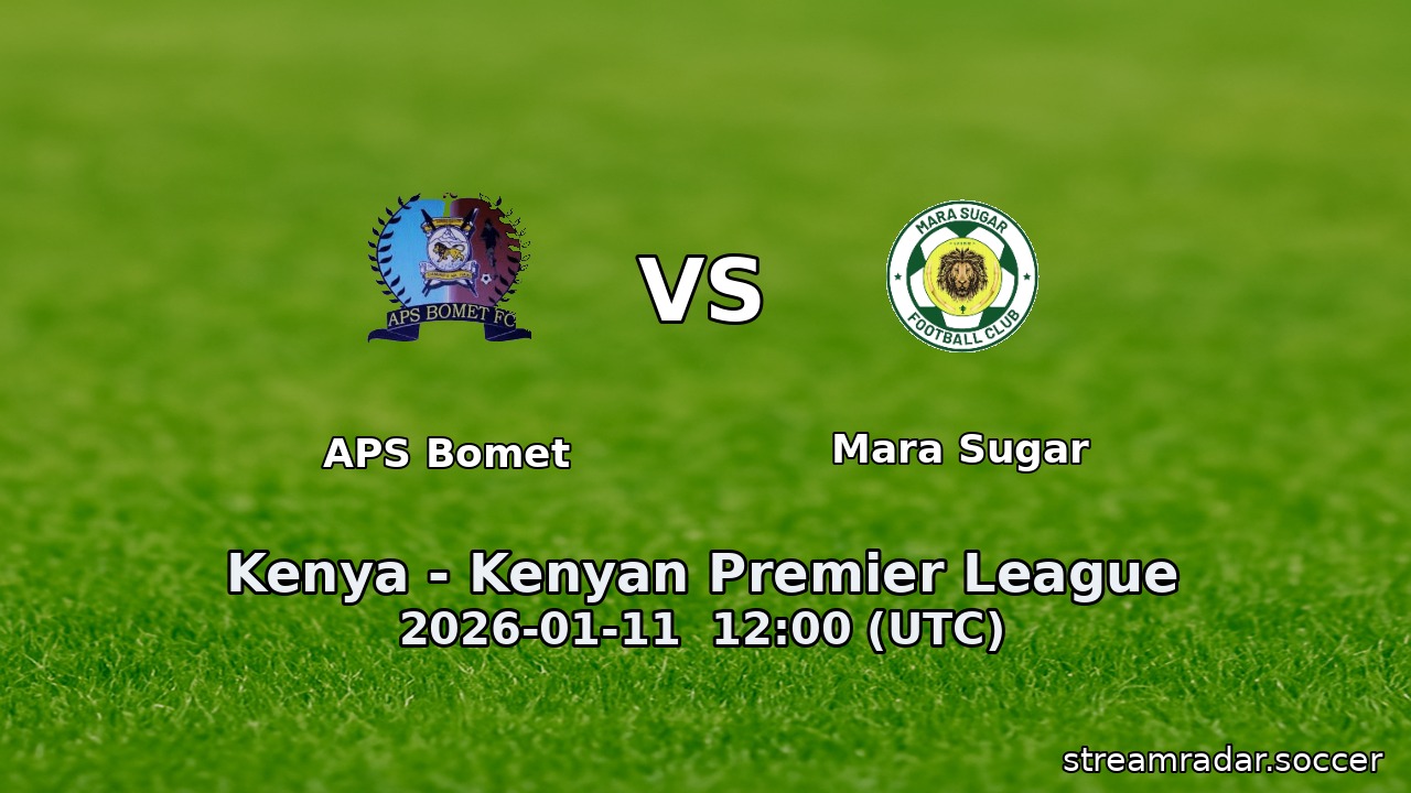 APS Bomet vs Mara Sugar