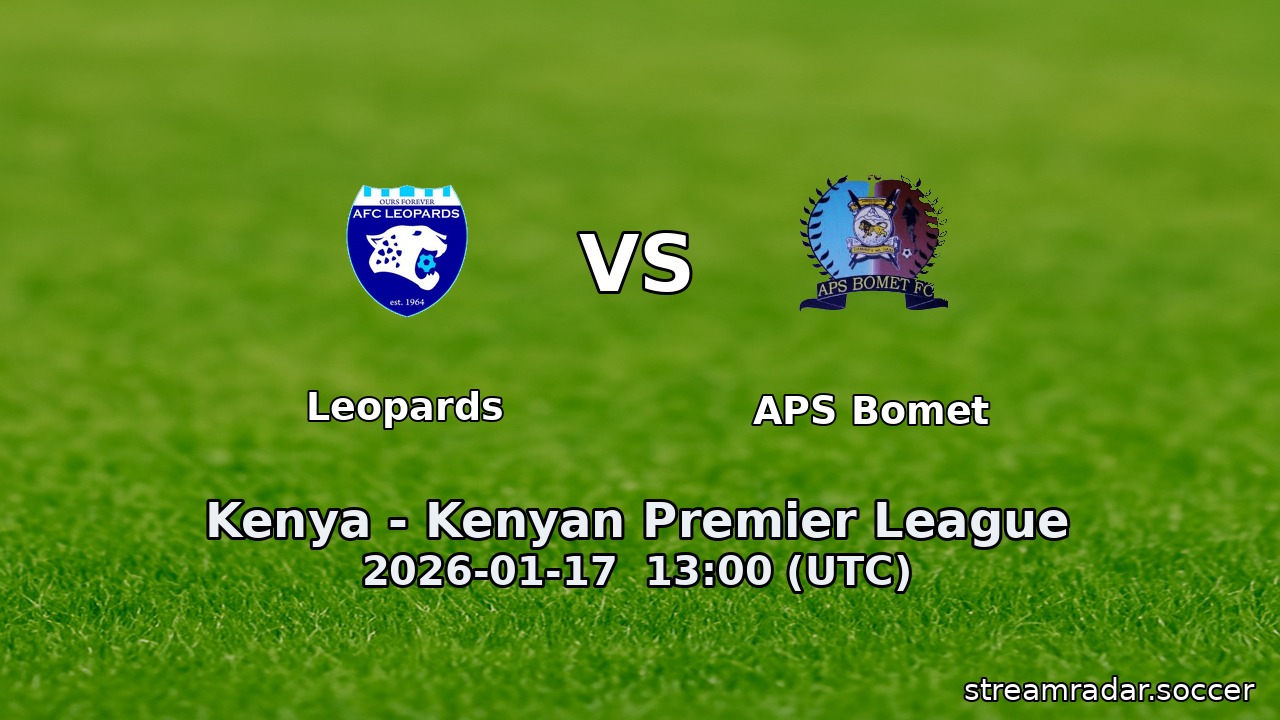 Leopards vs APS Bomet