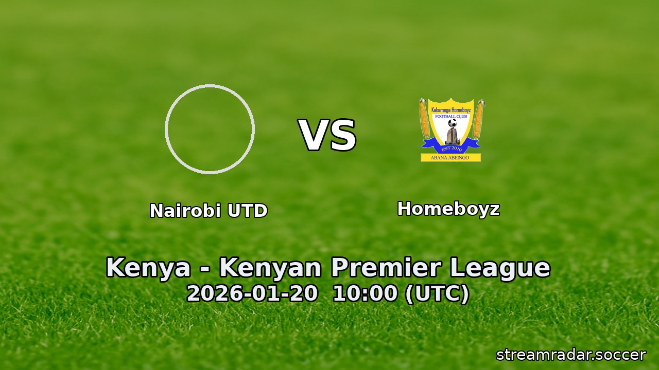 Nairobi UTD vs Homeboyz
