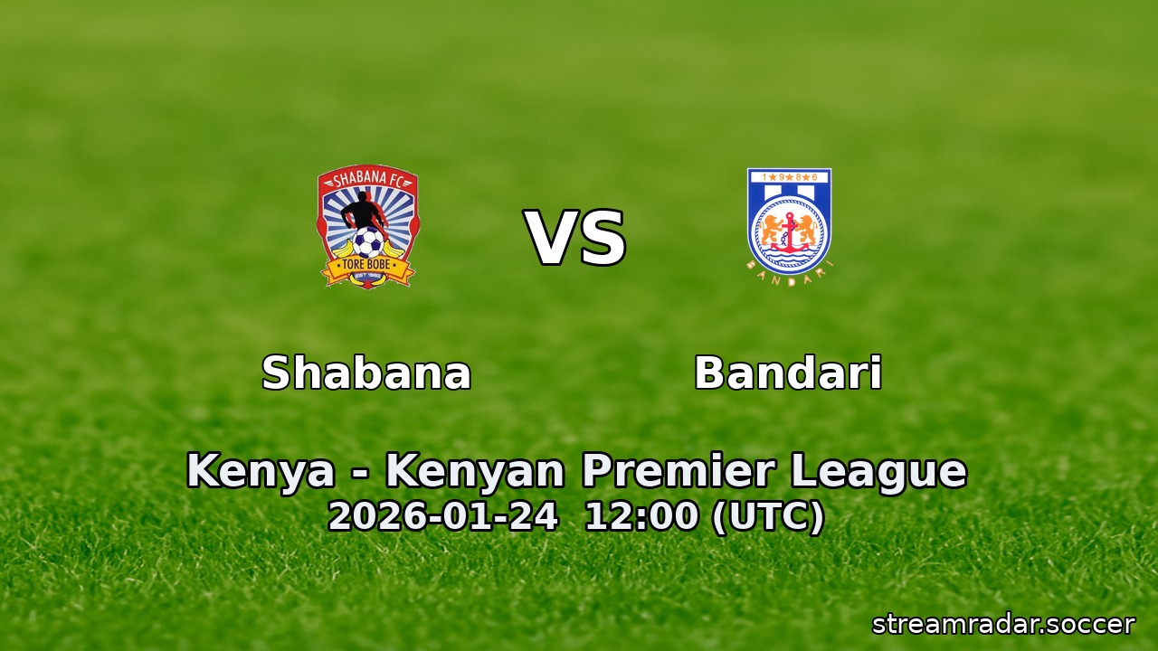 Shabana vs Bandari