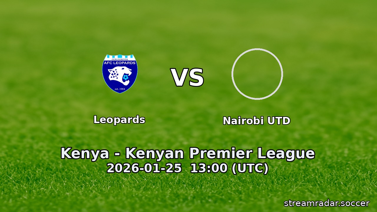 Leopards vs Nairobi UTD