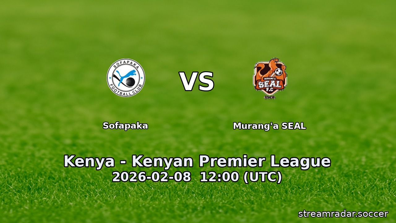 Sofapaka vs Murang'a SEAL