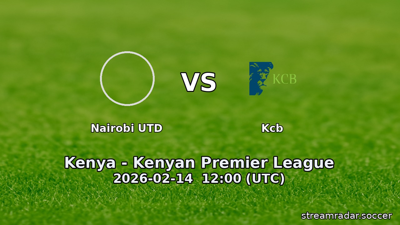 Nairobi UTD vs Kcb