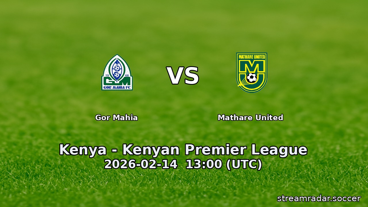 Gor Mahia vs Mathare United