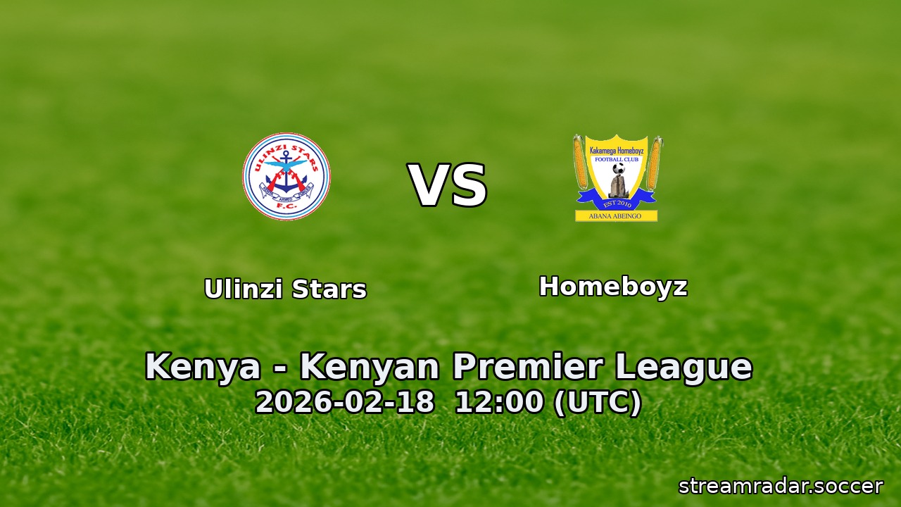 Ulinzi Stars vs Homeboyz