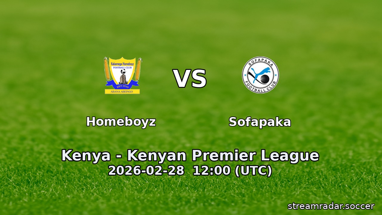 Homeboyz vs Sofapaka
