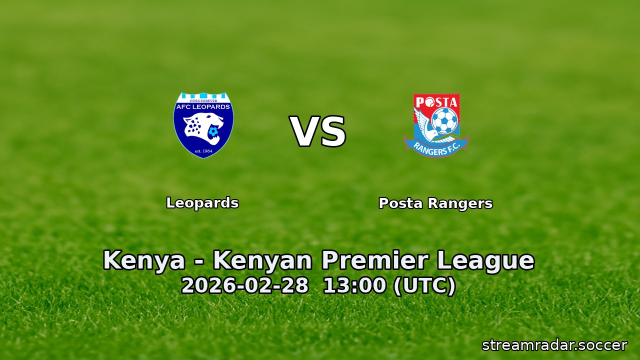 Leopards vs Posta Rangers
