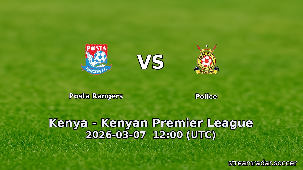 Posta Rangers vs Police