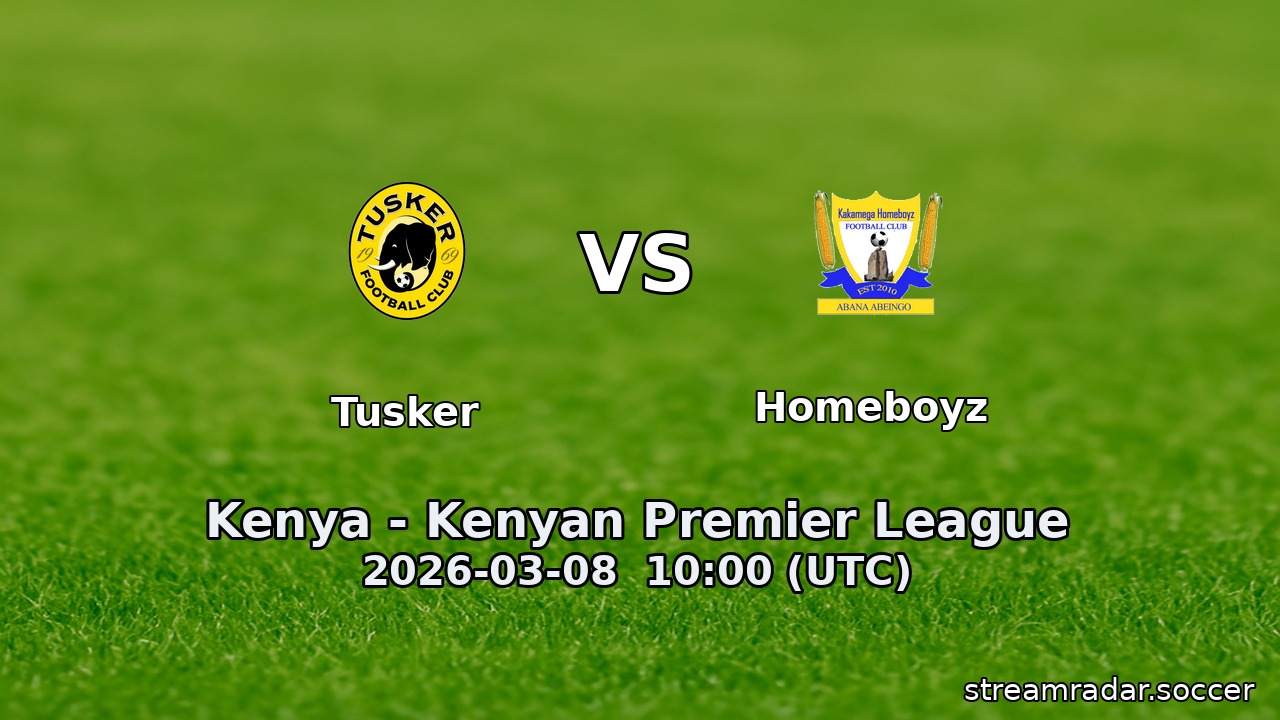 Tusker vs Homeboyz