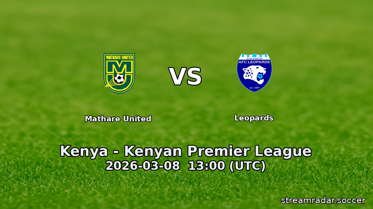 Mathare United vs Leopards