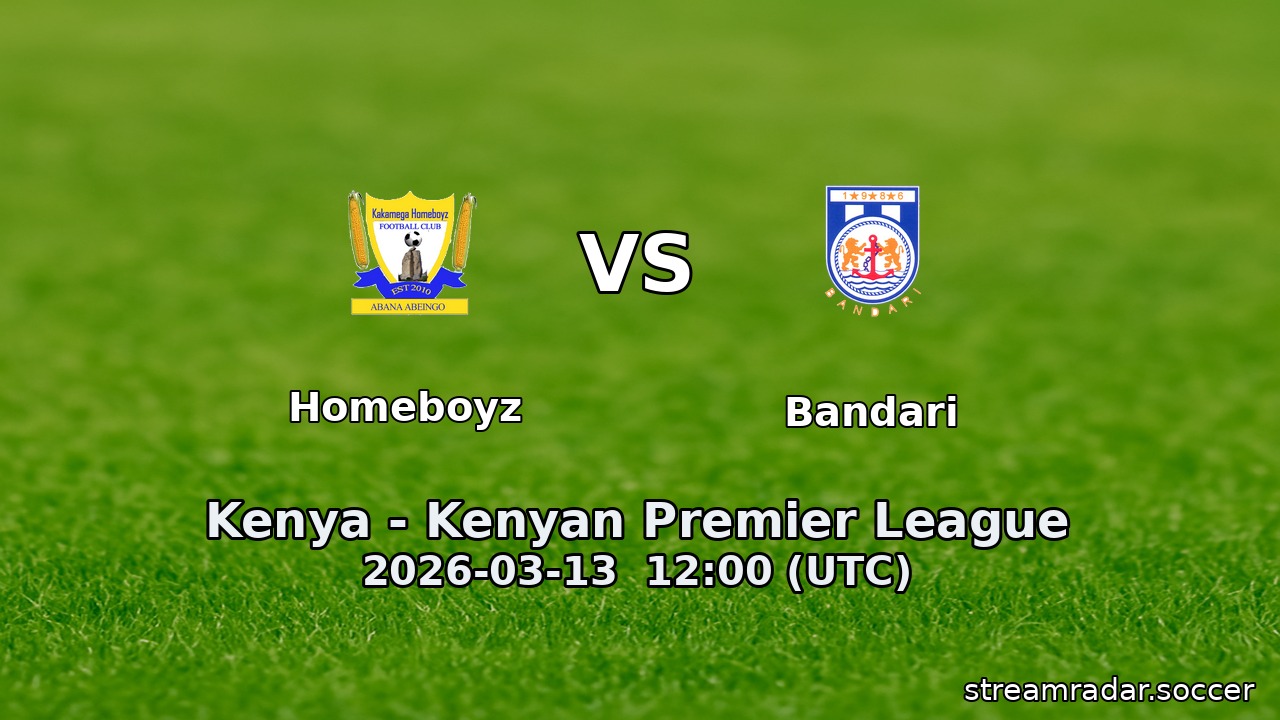 Homeboyz vs Bandari
