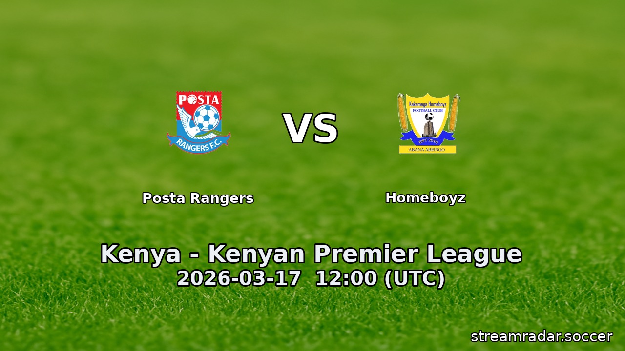 Posta Rangers vs Homeboyz