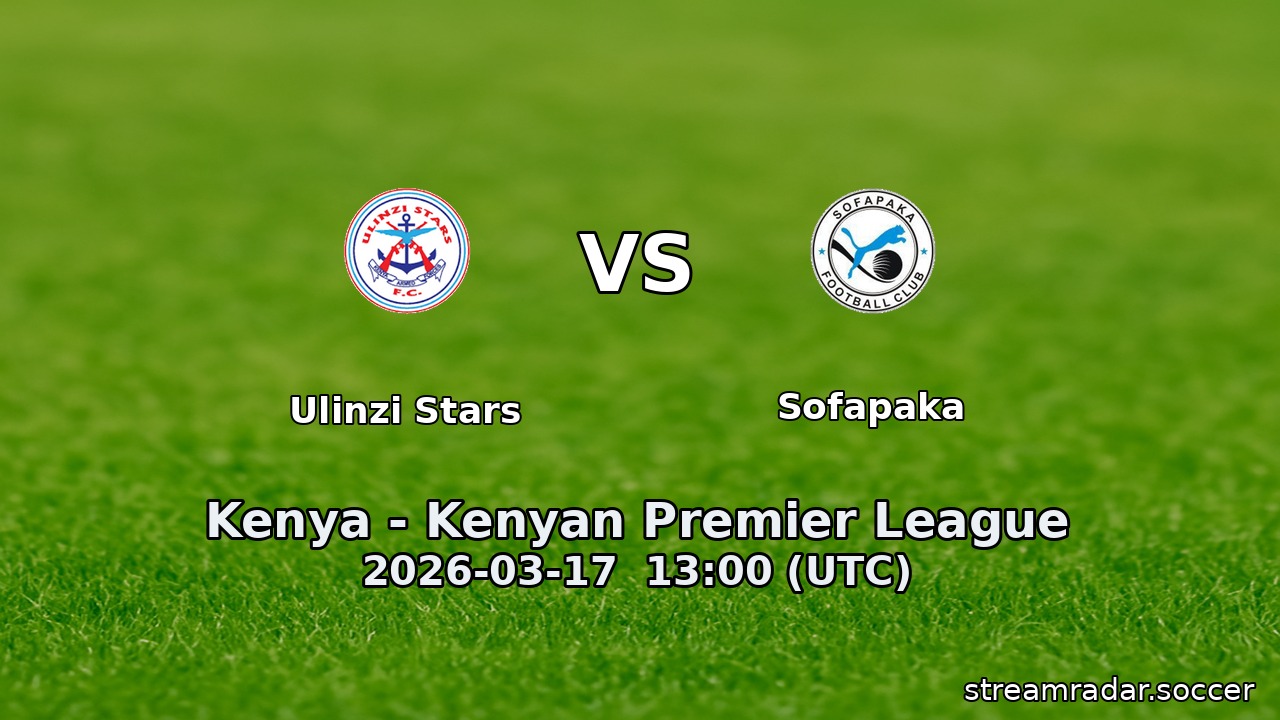 Ulinzi Stars vs Sofapaka