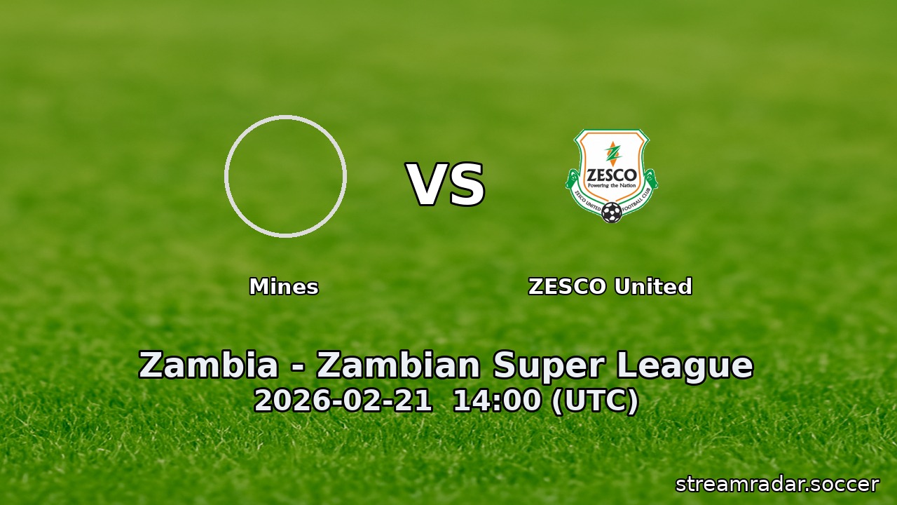 Mines vs ZESCO United
