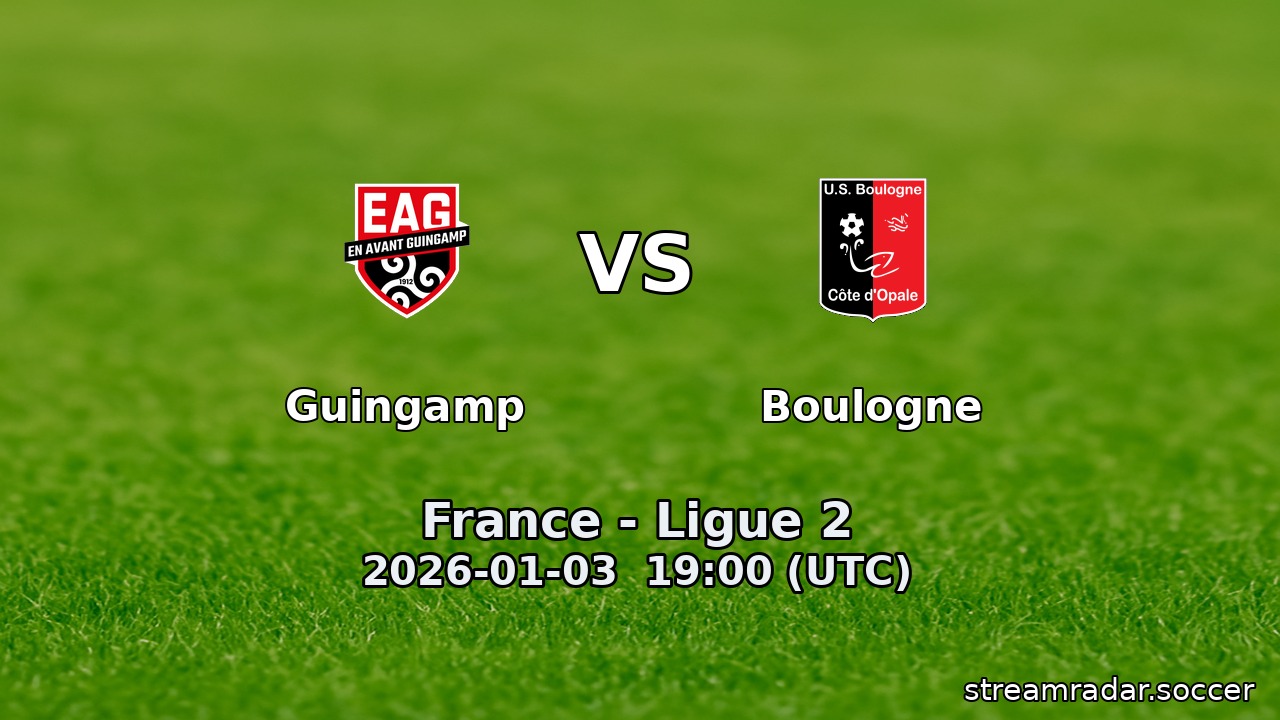Guingamp vs Boulogne