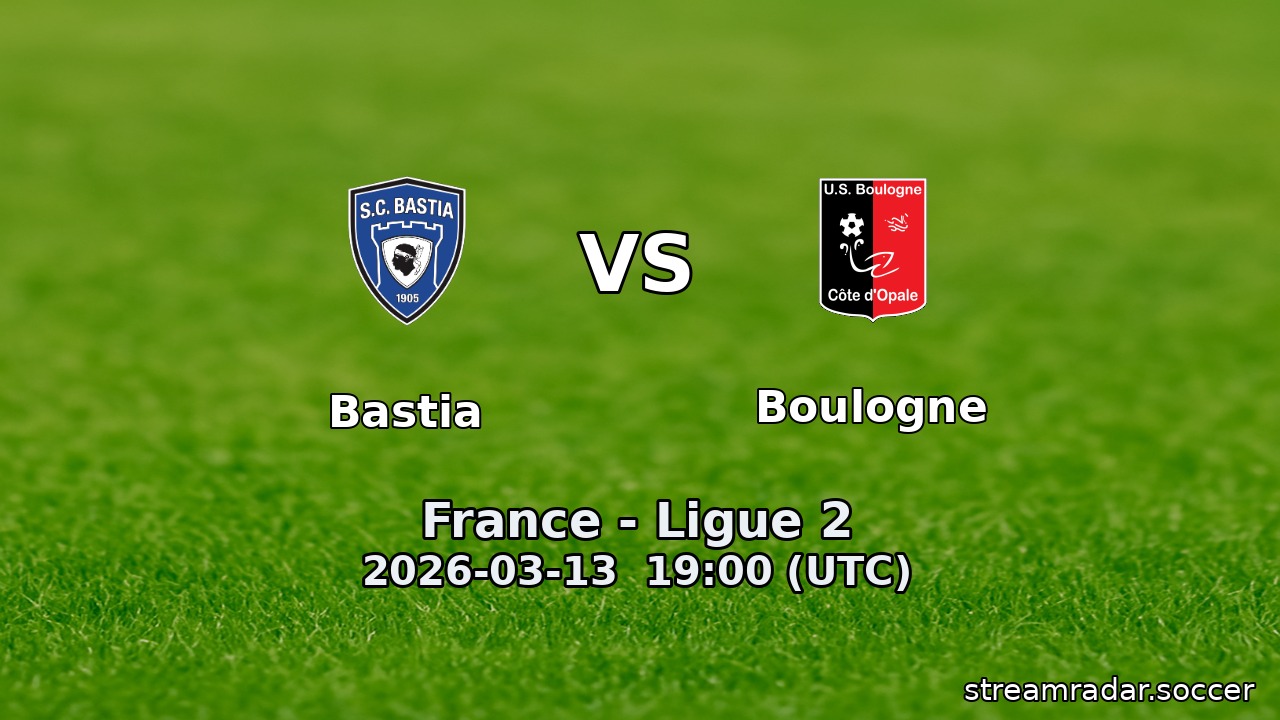 Bastia vs Boulogne