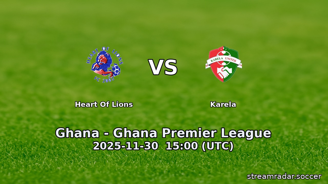 Heart Of Lions vs Karela