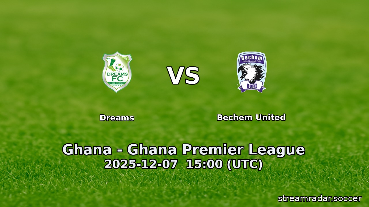 Dreams vs Bechem United