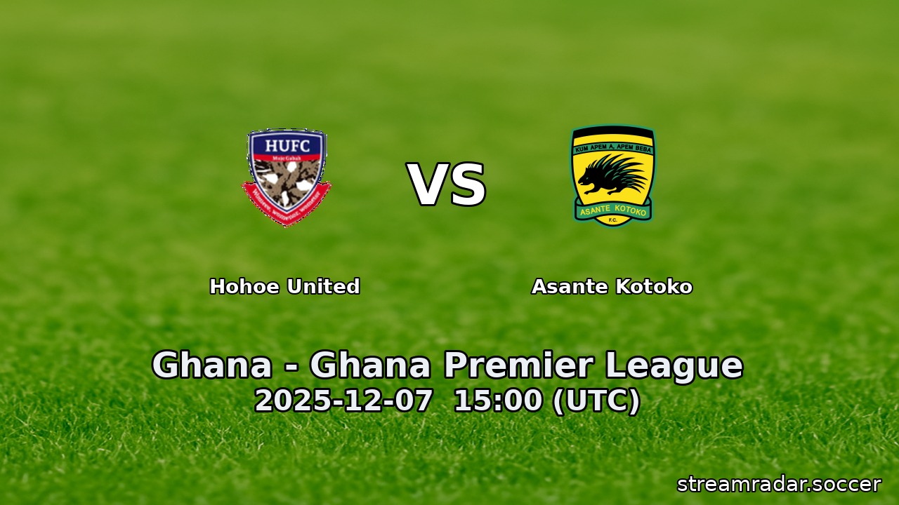 Hohoe United vs Asante Kotoko