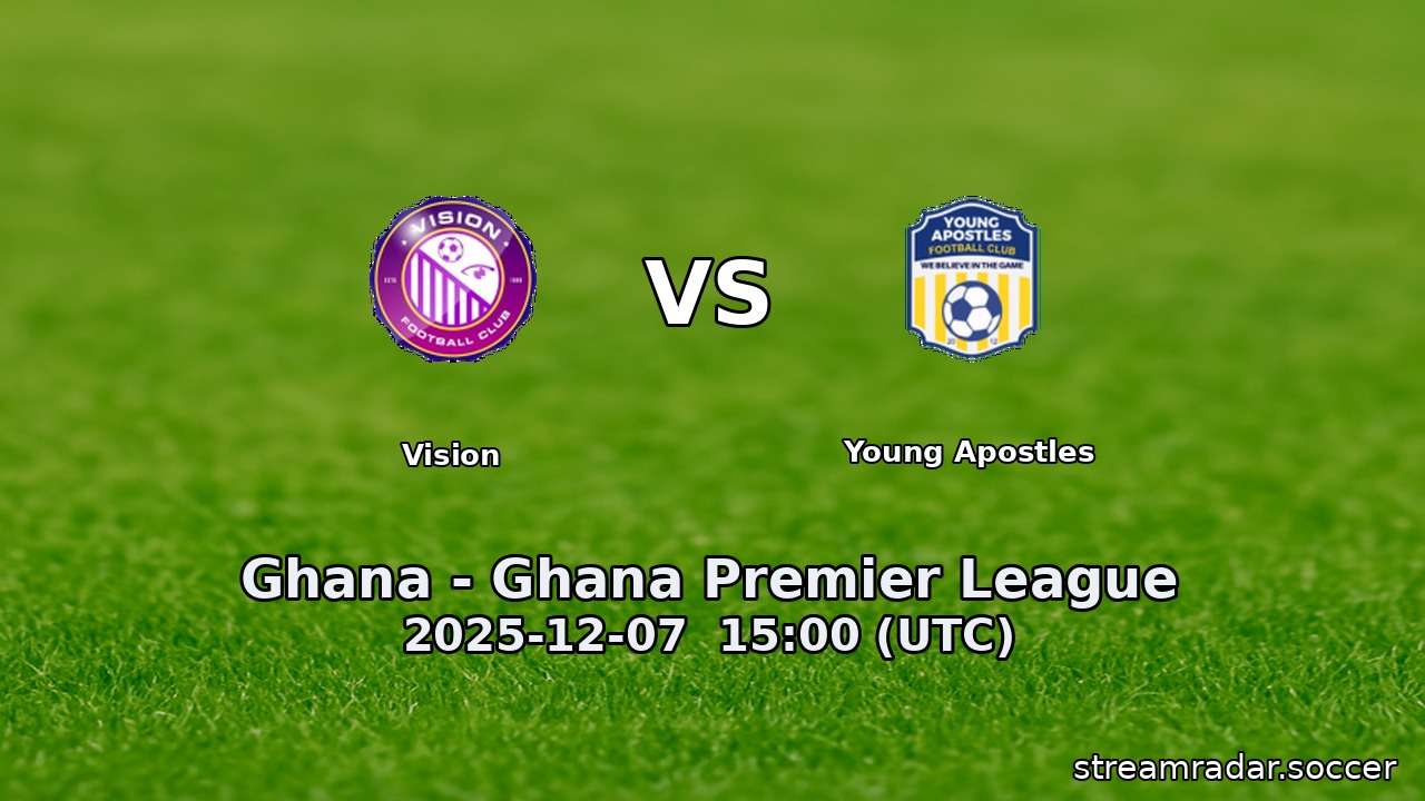 Vision vs Young Apostles