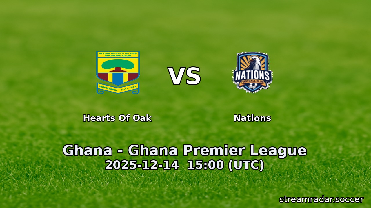 Hearts Of Oak vs Nations