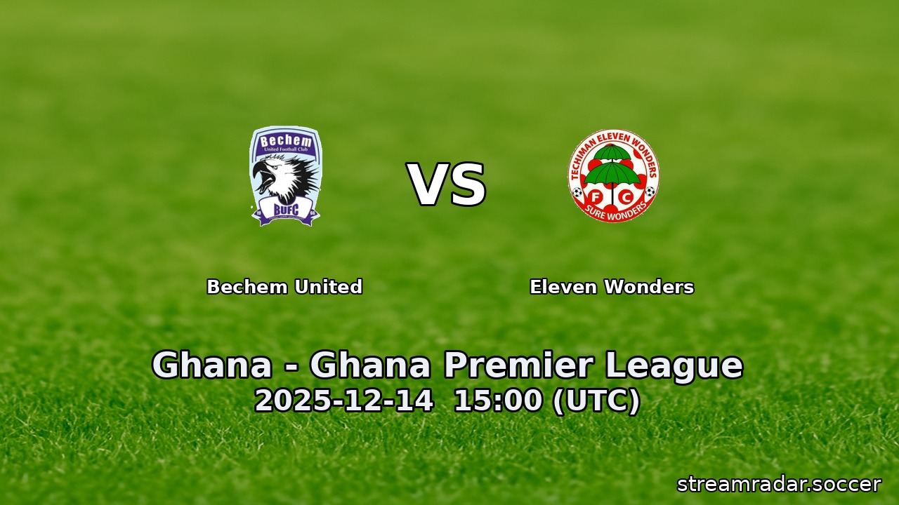 Bechem United vs Eleven Wonders