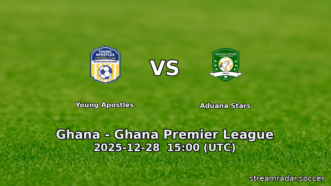 Young Apostles vs Aduana Stars