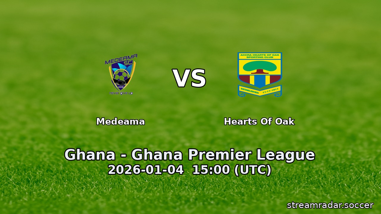 Medeama vs Hearts Of Oak
