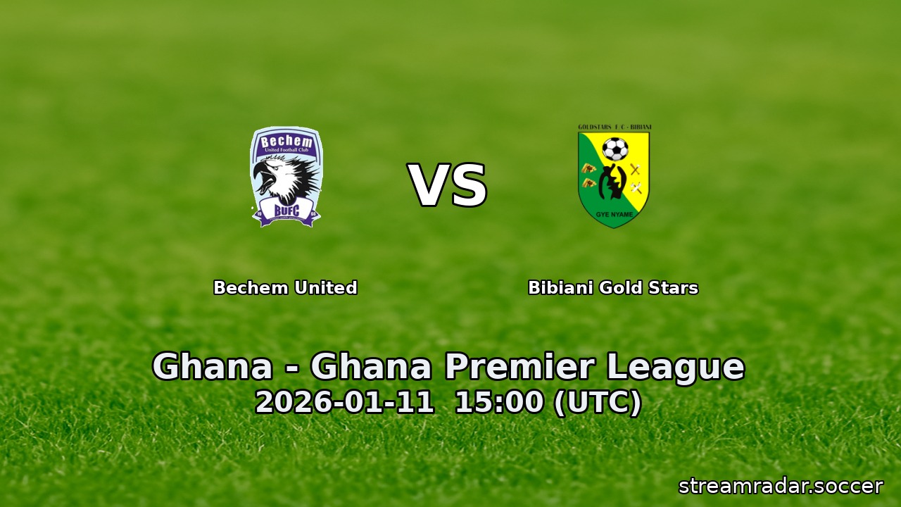 Bechem United vs Bibiani Gold Stars