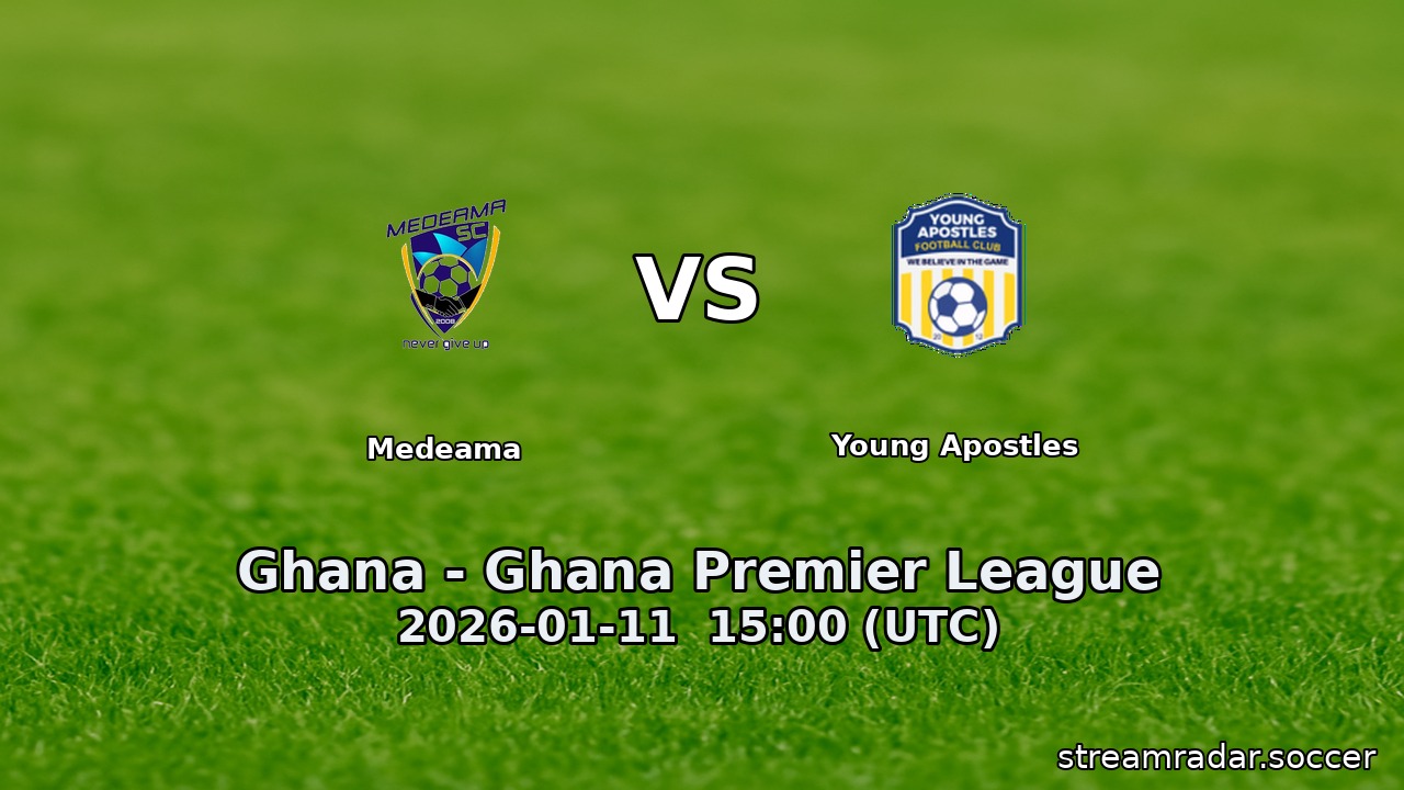 Medeama vs Young Apostles