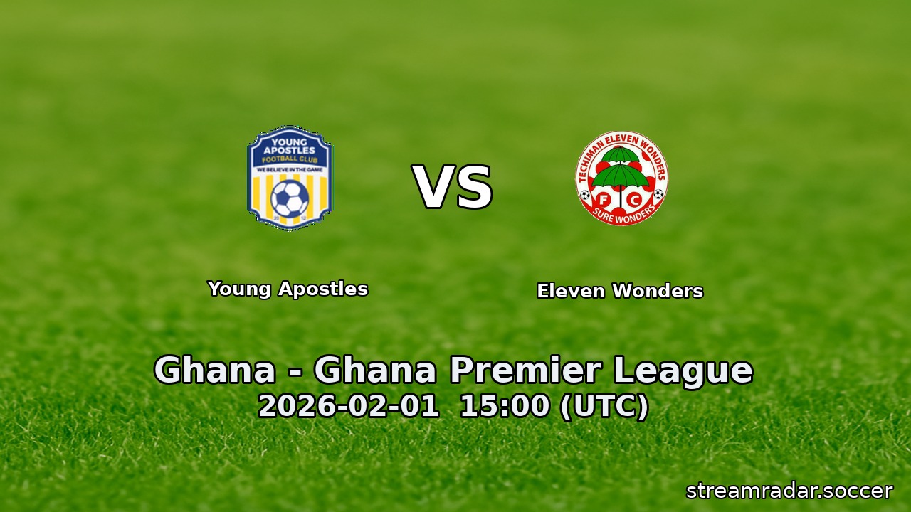 Young Apostles vs Eleven Wonders