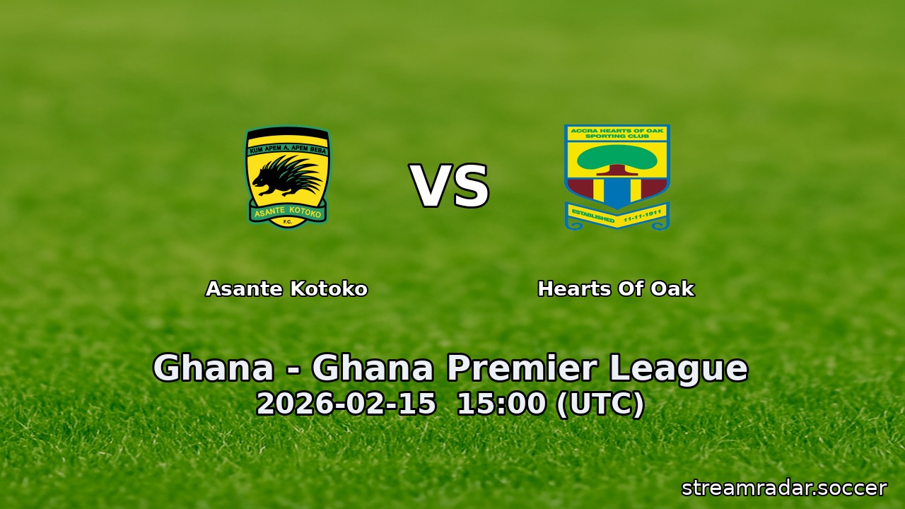 Asante Kotoko vs Hearts Of Oak