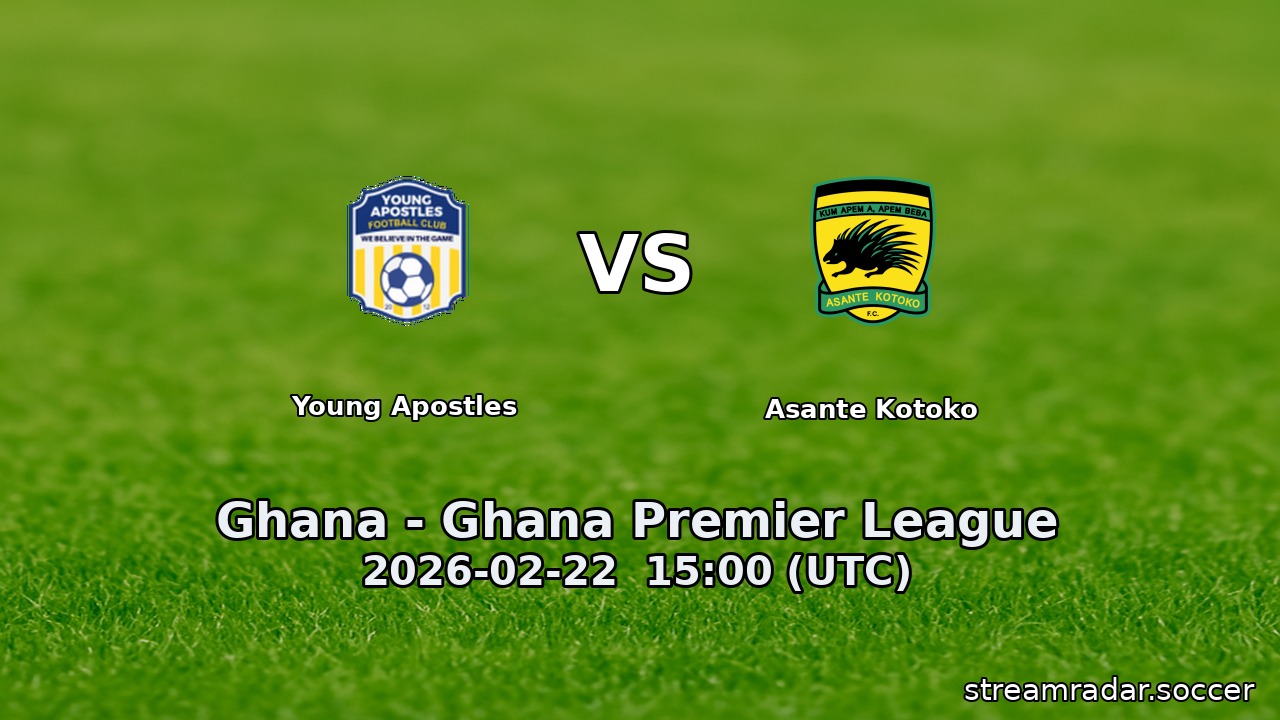 Young Apostles vs Asante Kotoko