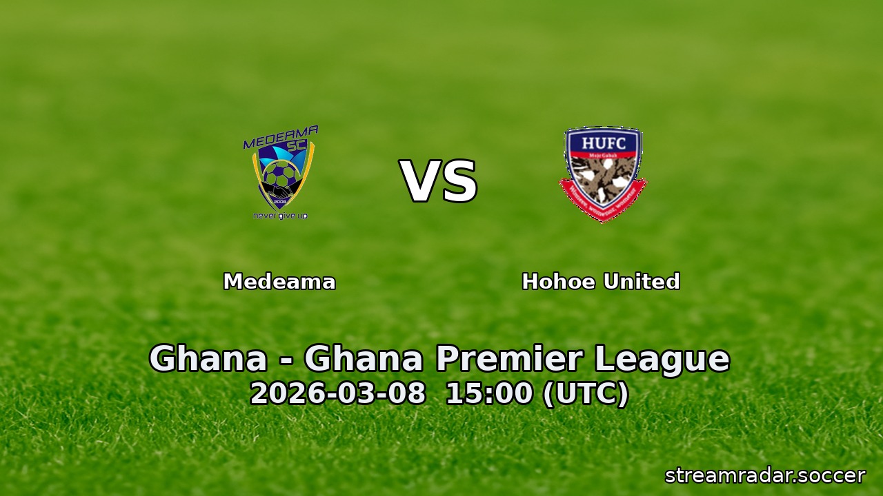 Medeama vs Hohoe United