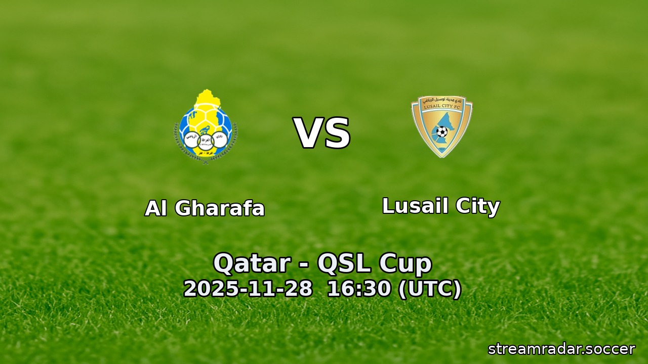 Al Gharafa vs Lusail City