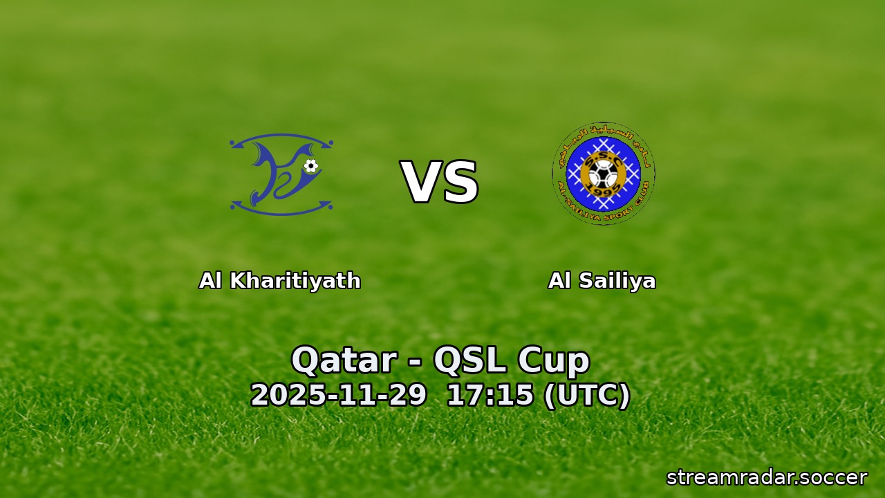 Al Kharitiyath vs Al Sailiya