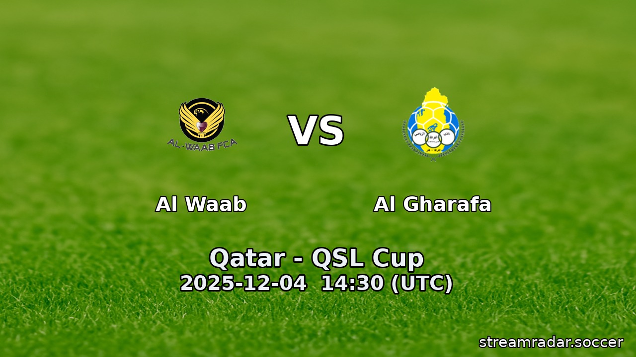 Al Waab vs Al Gharafa