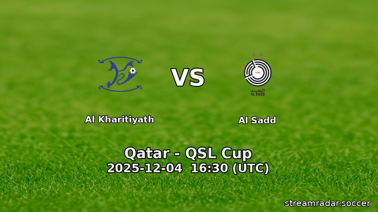 Al Kharitiyath vs Al Sadd