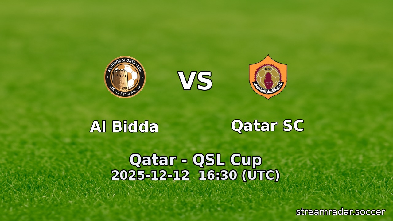 Al Bidda vs Qatar SC