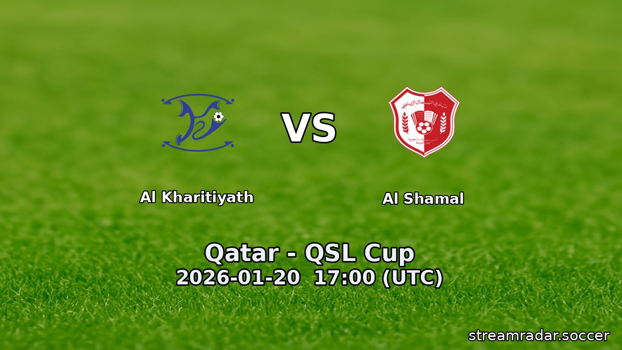 Al Kharitiyath vs Al Shamal