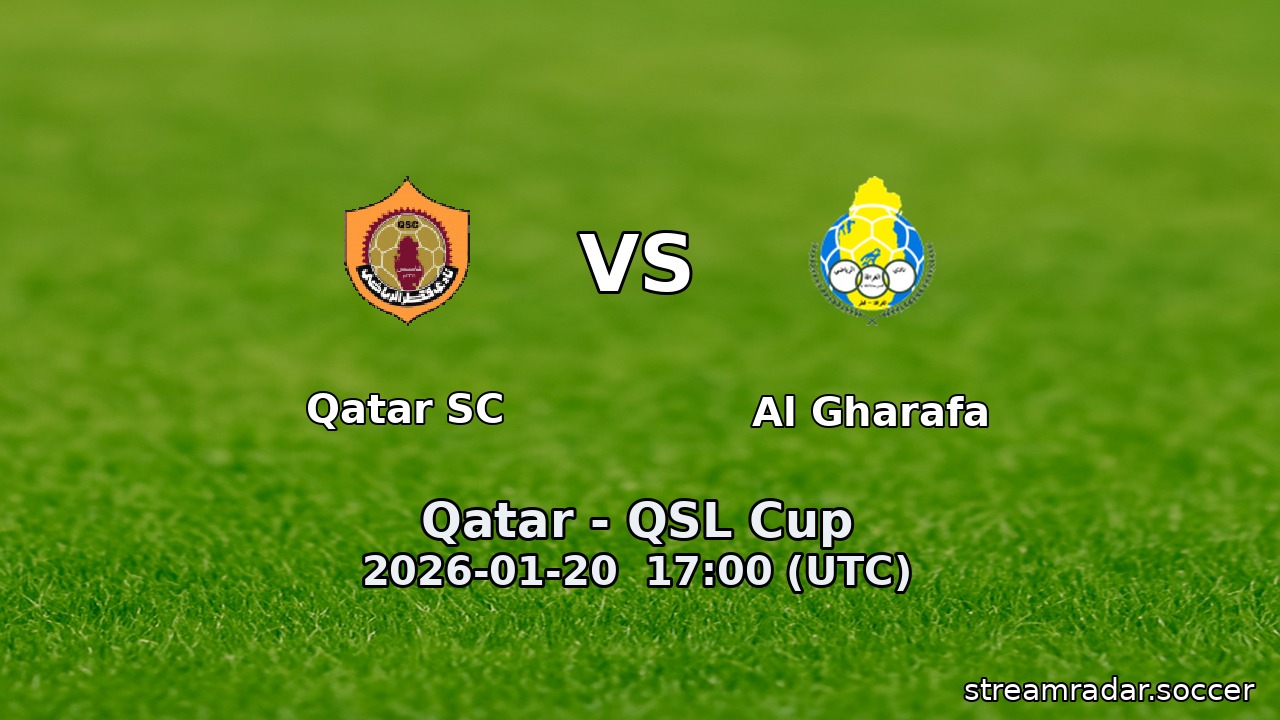 Qatar SC vs Al Gharafa
