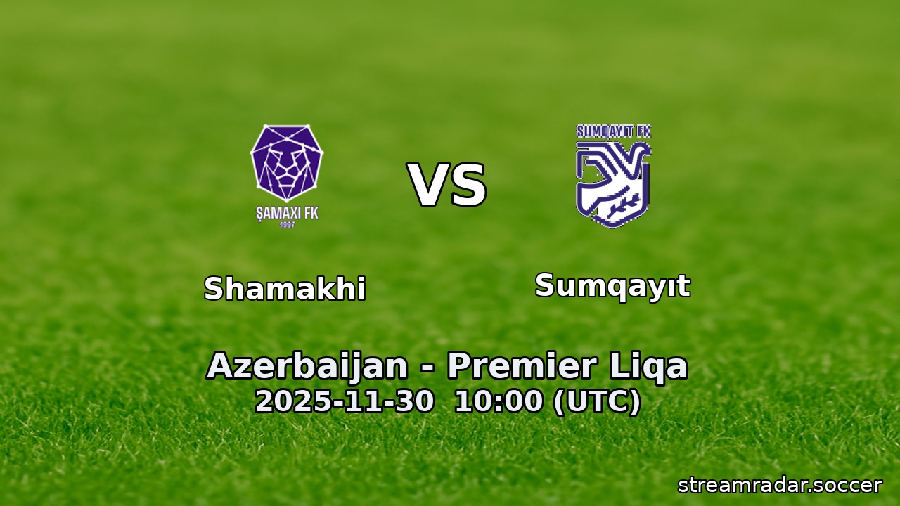 Shamakhi vs Sumqayıt