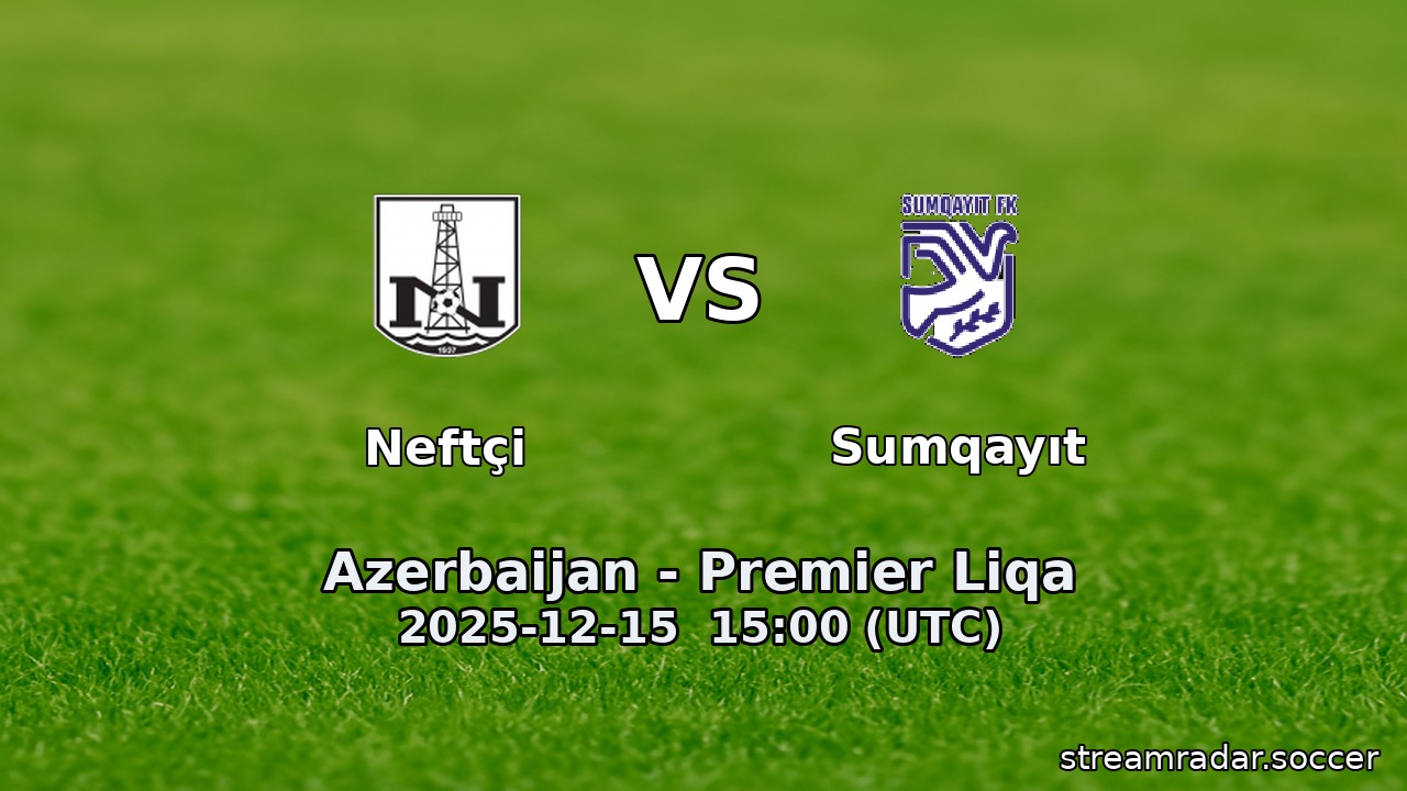 Neftçi vs Sumqayıt