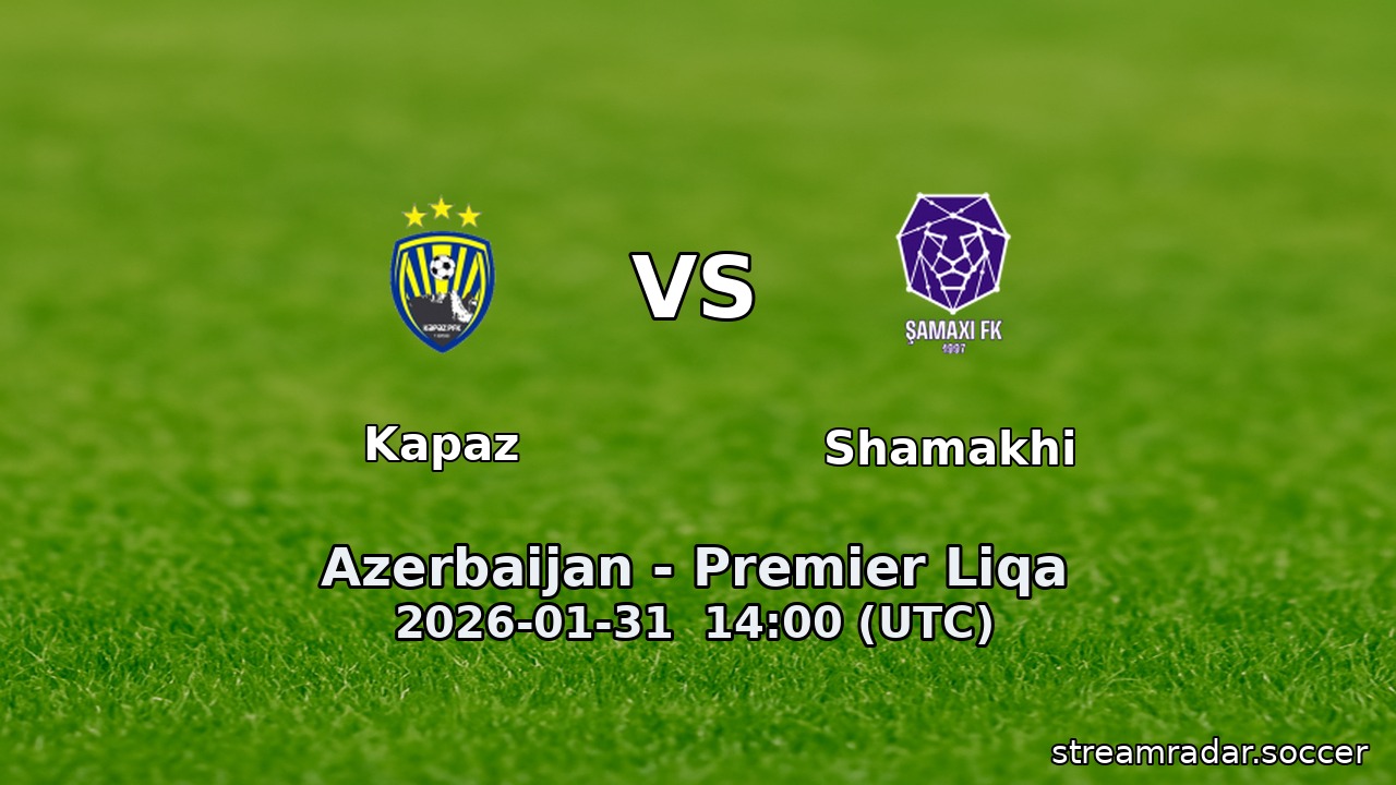 Kapaz vs Shamakhi