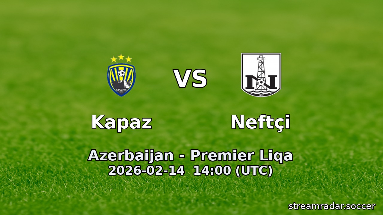 Kapaz vs Neftçi