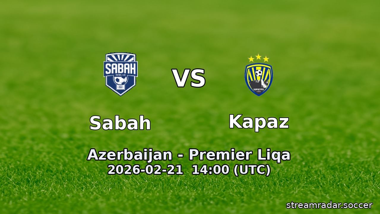 Sabah vs Kapaz