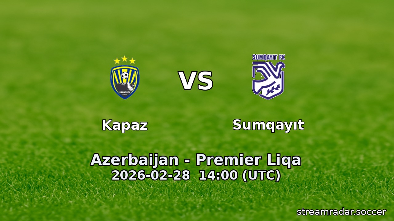 Kapaz vs Sumqayıt